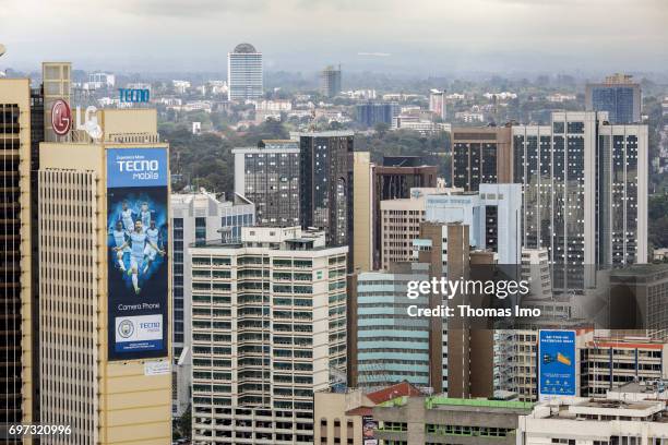 Nairobi, Kenya Cityscape of Nairobi, capital of Kenya on May 15, 2017 in Nairobi, Kenya.