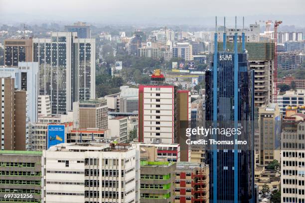 Cityscape of Nairobi, capital of Kenya on May 15, 2017 in Nairobi, Kenya.