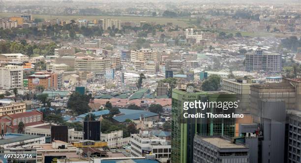 Nairobi, Kenya Cityscape of Nairobi, capital of Kenya on May 15, 2017 in Nairobi, Kenya.