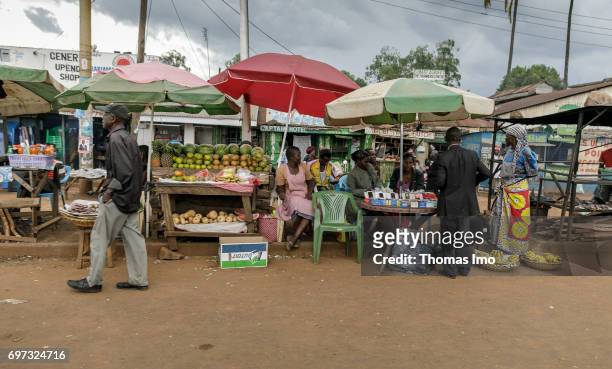 Kakamega County, Kenya Street traders in Kakamega County on May 16, 2017 in Kakamega County, Kenya.