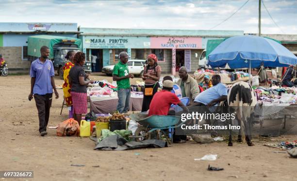 Talek, Kenya Street trader on a place in Talek on May 17, 2017 in Talek, Kenya.