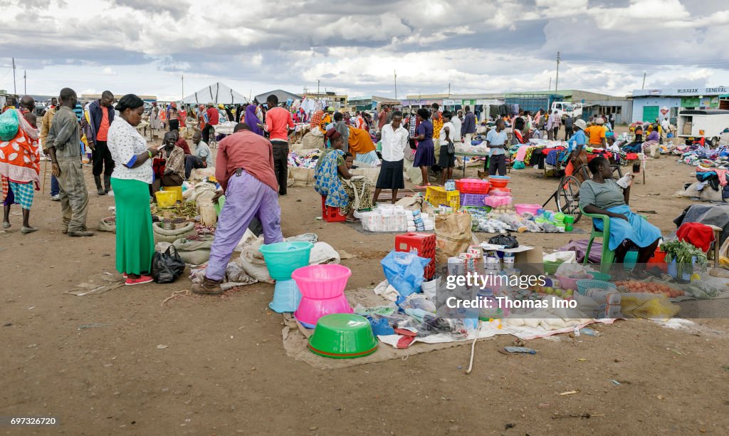 Market scene in Kenya