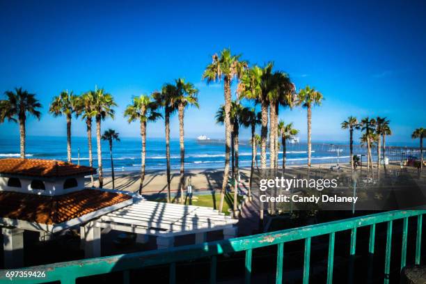 beach - carlsbad california stockfoto's en -beelden