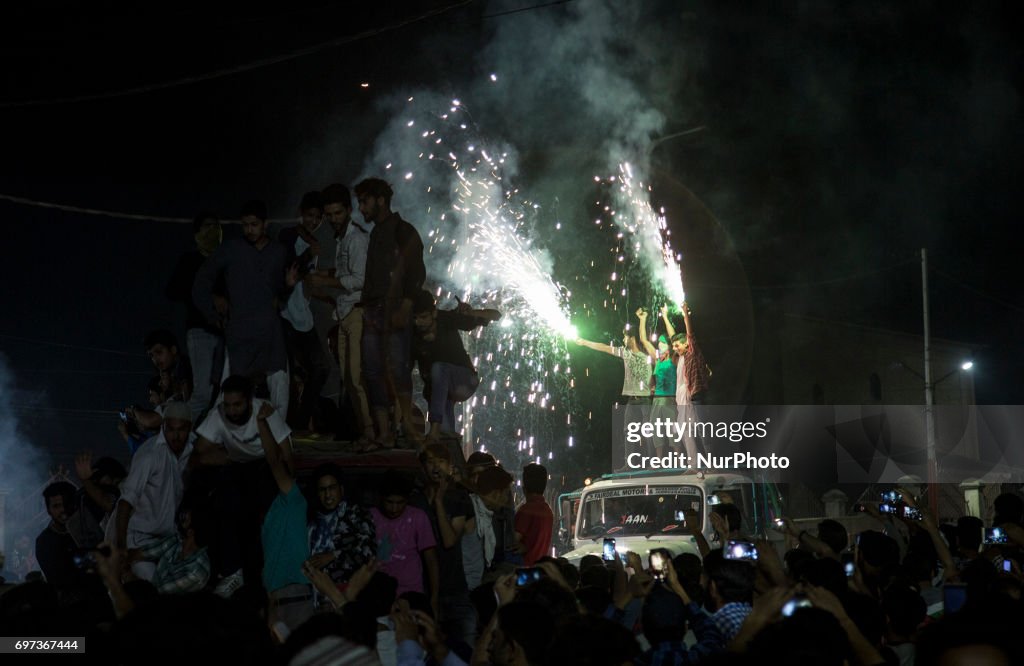 Kashmir Celebrates Pakistan's Win Against India at Champions Trophy Final