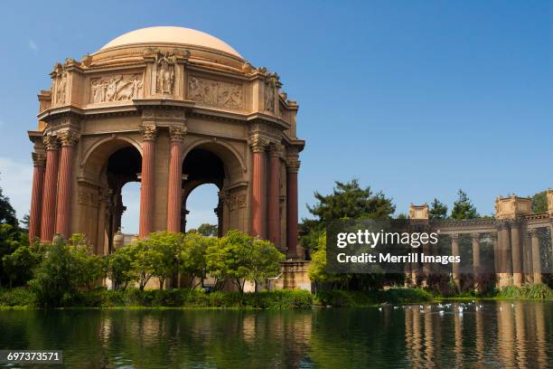 palace of fine arts - presidio stock-fotos und bilder