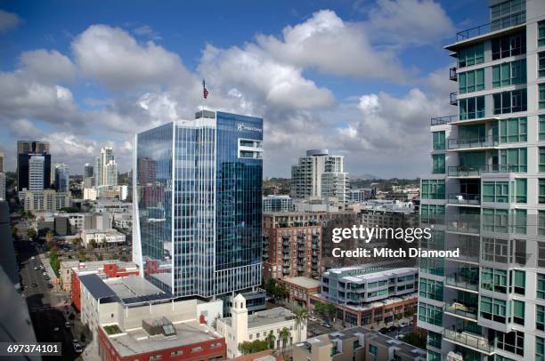 san diego downtown cityscape - downtown san diego stock pictures, royalty-free photos & images