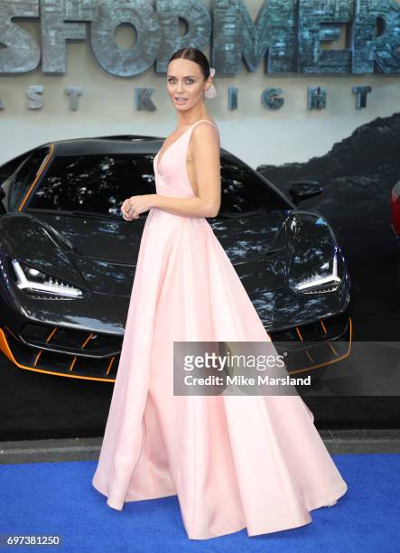Laura Haddock attends the global premiere of "Transformers: The Last Knight" at Cineworld Leicester Square on June 18, 2017 in London, England.
