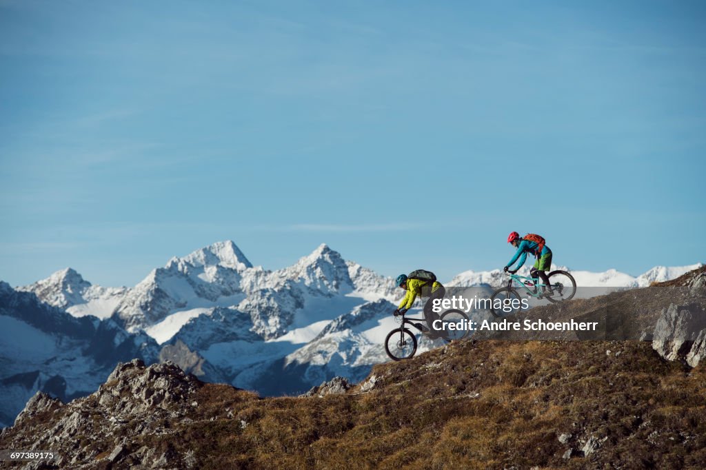 Mountainbiking in the Austrian Alps