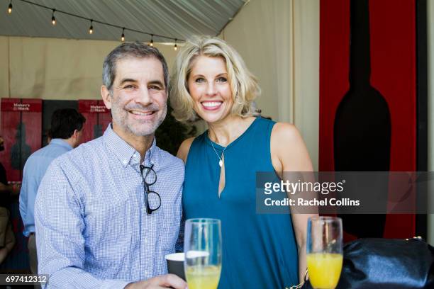 Victor Levin and Melanie Full attend the TCFF Brunch during the 2017 Los Angeles Film Festival at Festival Lounge on June 17, 2017 in Culver City,...