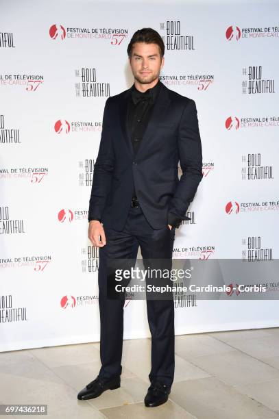 Pierson Fode attends the 'The Bold and The Beautiful' 30th Anniversary during the 57th Monte Carlo TV Festival : Day 3 on June 18, 2017 in...