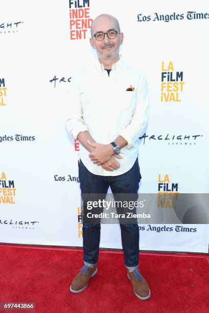 Julian Cautherley attends the premieres of "Never Here" and "Laps" during 2017 Los Angeles Film Festival at Arclight Cinemas Culver City on June 18,...