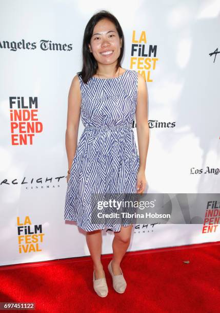 Yongle Wang attends Shorts Program 6 during 2017 Los Angeles Film Festival at Arclight Cinemas Culver City on June 18, 2017 in Culver City,...