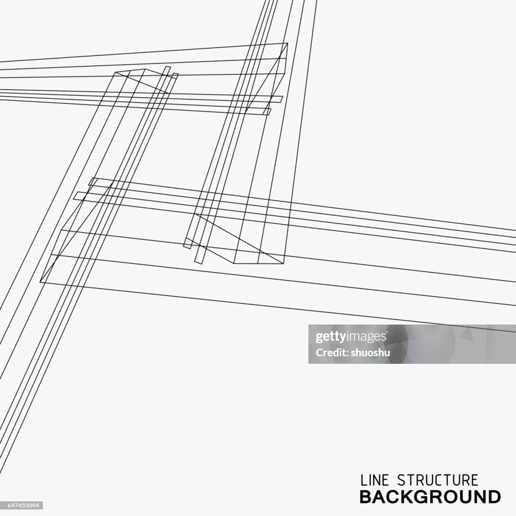 Typical Line Structures Line Structure Background High-Res Vector Graphic - Getty Images