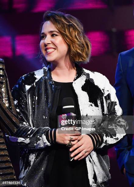 Serena Ryder presents at the 2017 iHeartRADIO MuchMusic Video Awards at MuchMusic HQ on June 18, 2017 in Toronto, Canada.