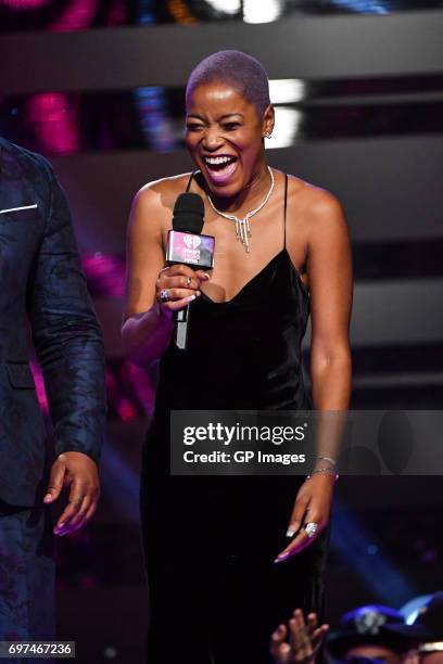 Keke Palmer at the 2017 iHeartRADIO MuchMusic Video Awards at MuchMusic HQ on June 18, 2017 in Toronto, Canada. On June 18, 2017 in Toronto, Canada.