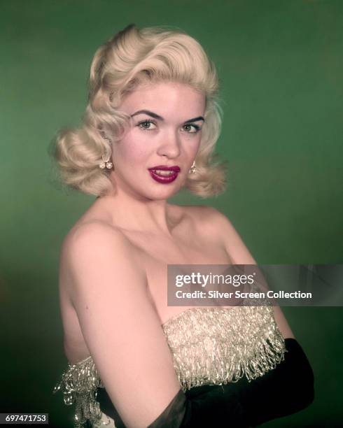 American actress Jayne Mansfield , circa 1955.