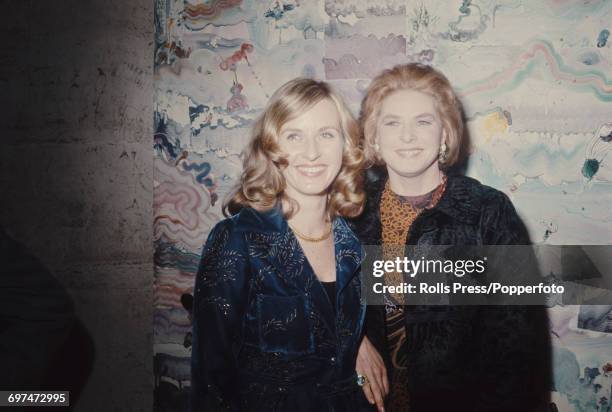 Swedish actress Ingrid Bergman posed with her daughter Pia Lindstrom in London on 12th February 1971. Ingrid Bergman is currently in London to appear...