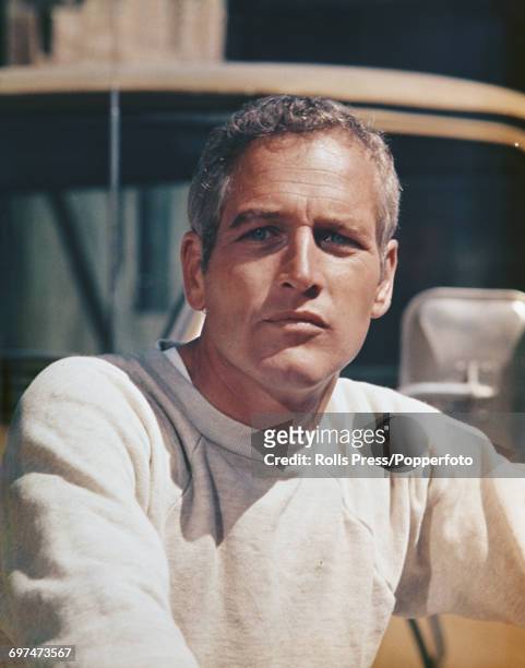 American actor Paul Newman pictured in character as Hank Stamper during production of the film 'Sometimes a Great Notion' in the United States in...