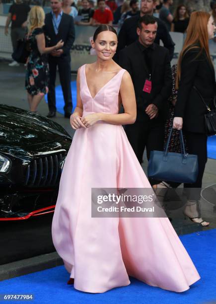 Laura Haddock attends the global premiere of "Transformers: The Last Knight" at Cineworld Leicester Square on June 18, 2017 in London, England.