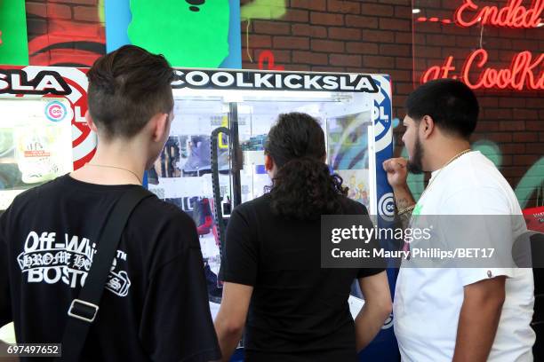 Atmosphere at BETX Pop Up at Cool Kicks on June 18, 2017 in Los Angeles, California.