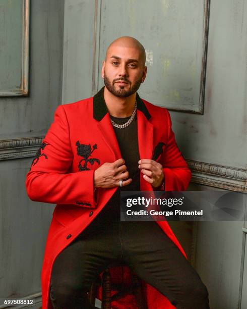 Massari poses for a portrait at the 2017 iHeartRADIO MuchMusic Video Awards at MuchMusic HQ on June 18, 2017 in Toronto, Canada.