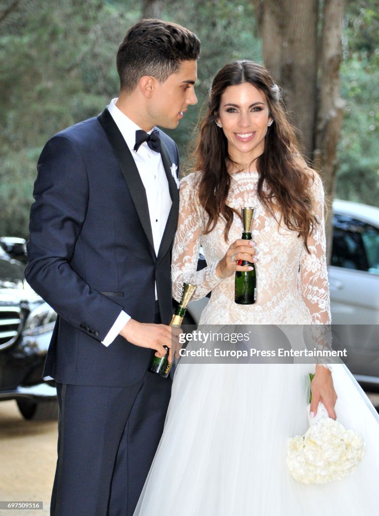 Marc Bartra and Melissa Jimenez's Wedding