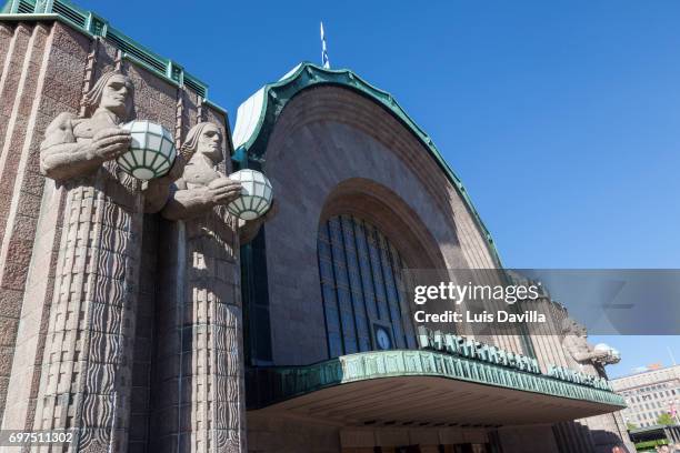 central railway station. helsinki. finland - 1910 1919 fotografías e imágenes de stock