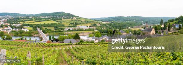 schengen panorama, luxembourg - remich stock pictures, royalty-free photos & images