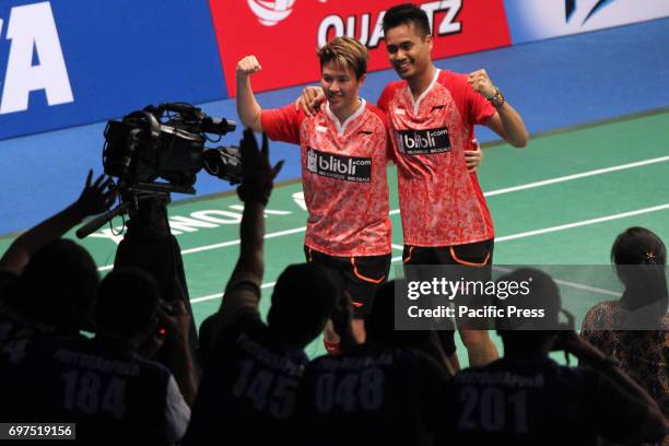 Indonesia's mixed doubles partner, Tontowi Ahmad and Liliyana Natsir, won the BCA Indonesia Open Super Series Premier 2017. The victory was achieved...