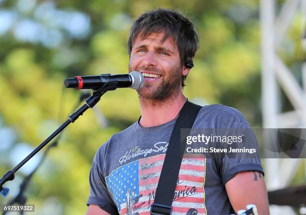 Canaan Smith performs on Day 3 of the 4th Annual Country Summer 2017 concert at Sonoma County Fairgrounds on June 18, 2017 in Santa Rosa, California.