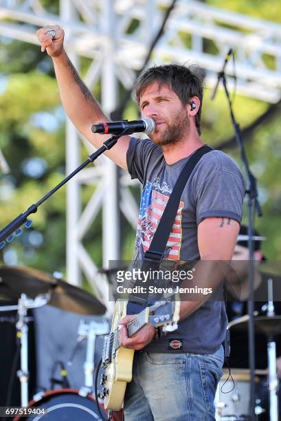 Canaan Smith performs on Day 3 of the 4th Annual Country Summer 2017 concert at Sonoma County Fairgrounds on June 18, 2017 in Santa Rosa, California.