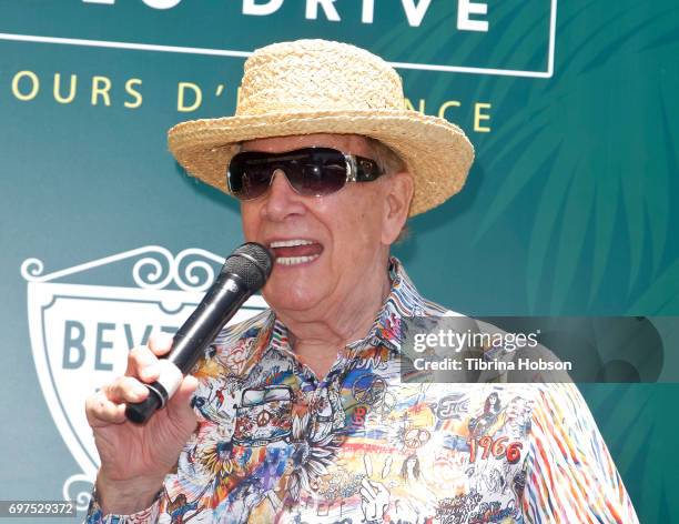 Wink Martindale attends the Rodeo Drive Concours d'Elegance on June 18, 2017 in Beverly Hills, California.