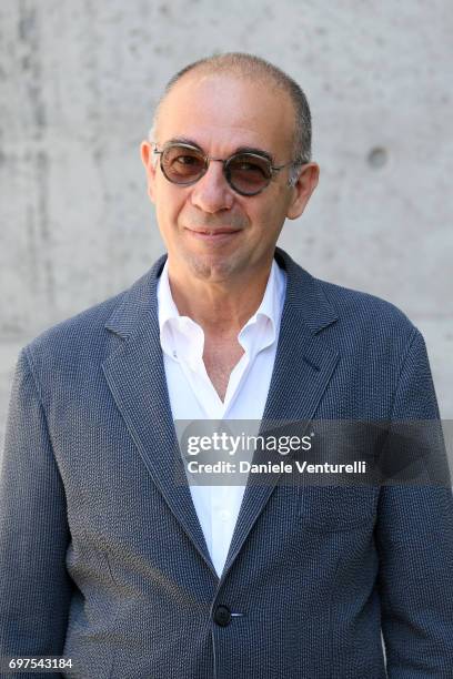 Gabriele Salvatores attends the Giorgio Armani show during Milan Men's Fashion Week Spring/Summer 2018 on June 19, 2017 in Milan, Italy.