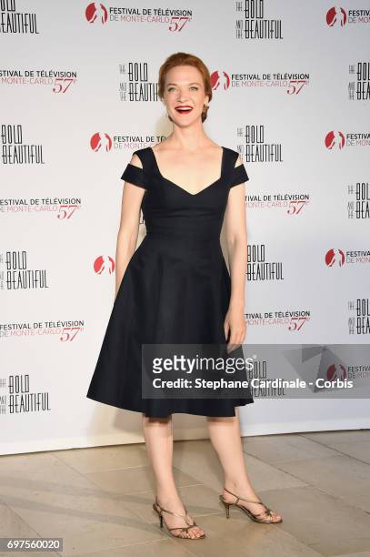Odile Vuillemin attends the 'The Bold and The Beautiful' 30th Years anniversary during the 57th Monte Carlo TV Festival : Day 3 on June 18, 2017 in...