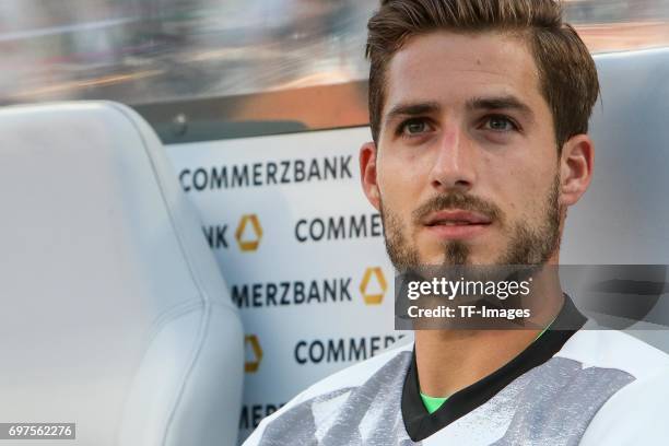 Goalkeeper Kevin Trapp of Germany looks on during the FIFA 2018 World Cup Qualifier between Germany and San Marino at Stadion Nuernberg on June 10,...