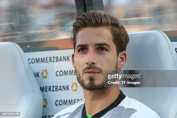 Goalkeeper Kevin Trapp of Germany looks on during the FIFA 2018 World Cup Qualifier between Germany and San Marino at Stadion Nuernberg on June 10,...
