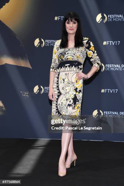 Paget Brewster from 'Criminal Minds' attends a photocall during the 57th Monte Carlo TV Festival : Day 4 on June 19, 2017 in Monte-Carlo, Monaco.