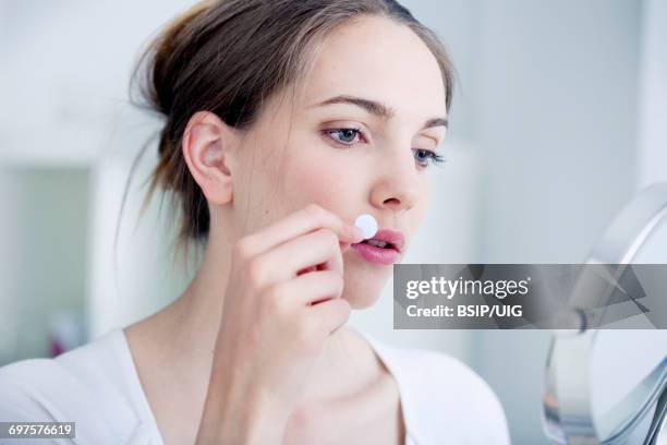 herpes treatment - herpes stock pictures, royalty-free photos & images