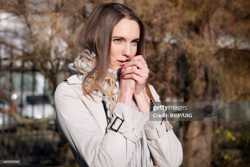 Cold, woman