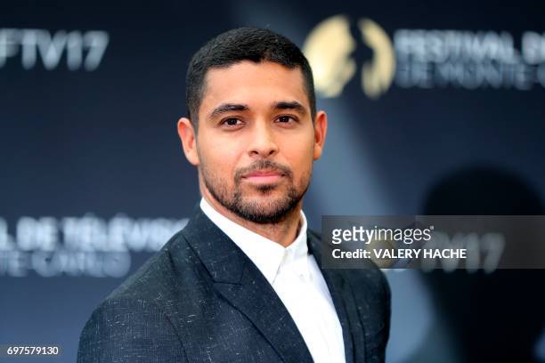 Actor Wilmer Valderrama poses during a photocall for the TV show "NCIS" as part of the 57th Monte-Carlo Television Festival on June 19, 2017 in...