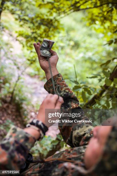 Military Using Compass 224 Army Compass Stock Photos, High-Res Pictures, and Images - Getty Images
