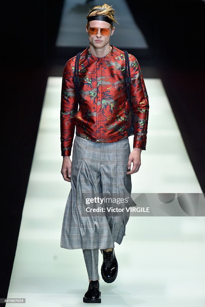 Emporio Armani - Runway - Milan Men's Fashion Week Spring/Summer 2018