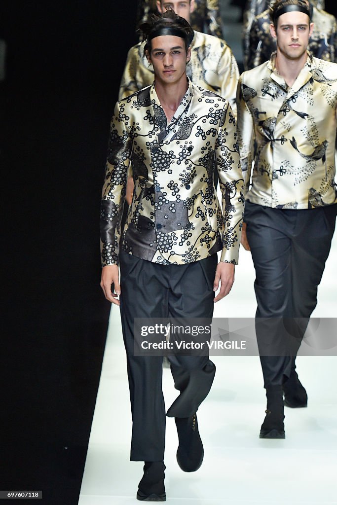 Emporio Armani - Runway - Milan Men's Fashion Week Spring/Summer 2018