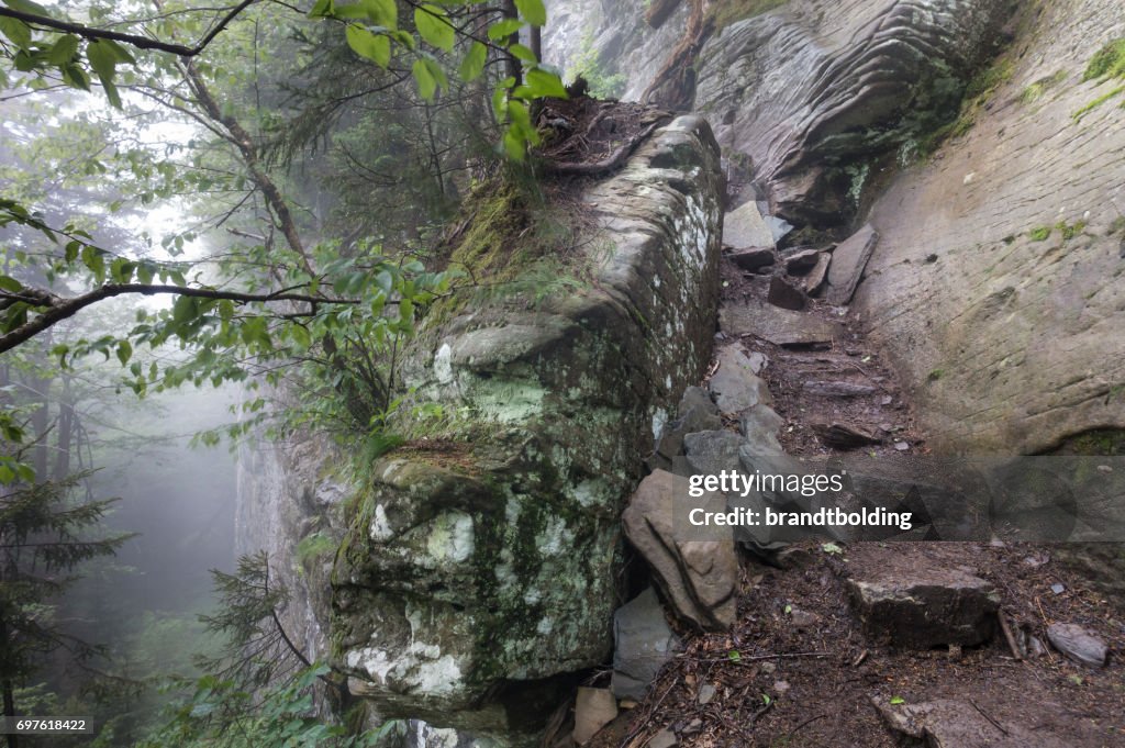 La trayectoria de los diablos en las montañas de Catskill