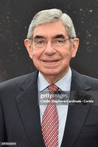 Nobel Peace Prize Oscar Arias poses for a Photocall during the 57th Monte Carlo TV Festival: Day 4, on June 19, 2017 in Monte-Carlo, Monaco.