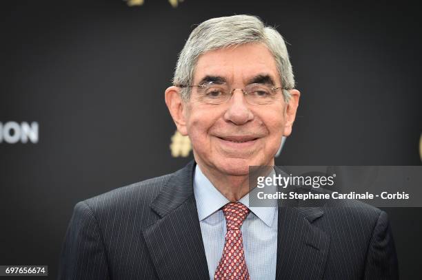 Nobel Peace Prize Oscar Arias poses for a Photocall during the 57th Monte Carlo TV Festival: Day 4, on June 19, 2017 in Monte-Carlo, Monaco.