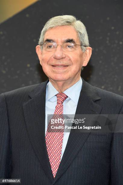 Nobel Peace Prize Winner Oscar Arias attends a photocall during the 57th Monte Carlo TV Festival : Day 4 on June 19, 2017 in Monte-Carlo, Monaco.