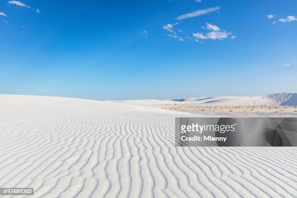 white sands monumento nacional dunas de desierto de nuevo méxico - new mexico fotografías e imágenes de stock