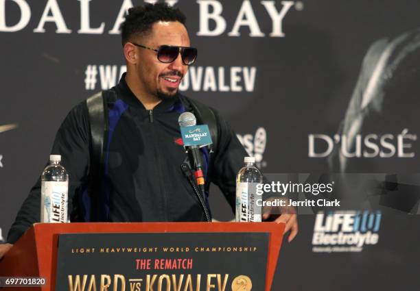 Roc Nation Boxer Andre Ward attends The D'USSE Lounge At Ward-Kovalev 2: "The Rematch" on June 17, 2017 in Las Vegas, Nevada.