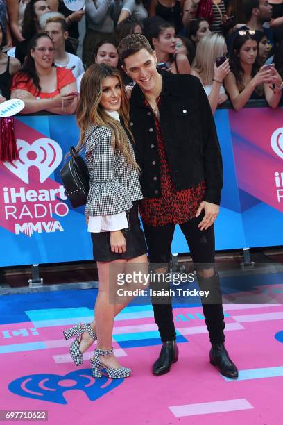 Shenae Grimes Beech and Josh Beech arrive at the 2017 iHeartRADIO MuchMusic Video Awards at MuchMusic HQ on June 18, 2017 in Toronto, Canada.